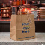 Restaurant Food Delivery Paper Bags | 12.5 x 12 x 8 Inches | Wholesale